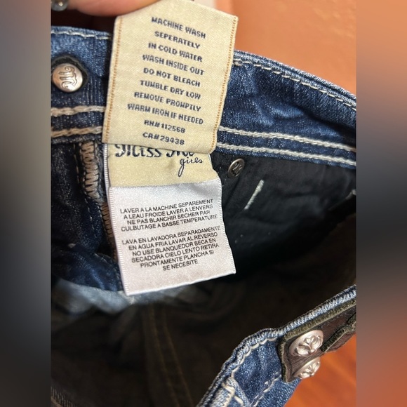 Miss Me Capri Jeans Sz 10 Youth Girl - Picture 7 of 10